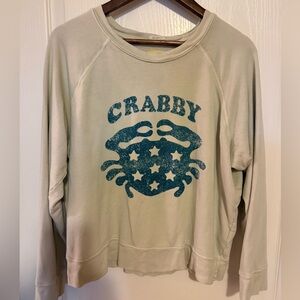 MOTHER Brand Crabby Sweatshirt